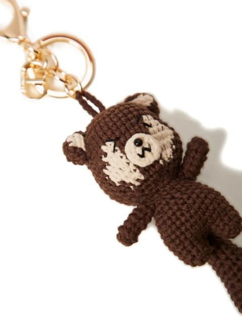 TWINSET crocheted bear keyring - Brown - zdjęcie produktu nr 2