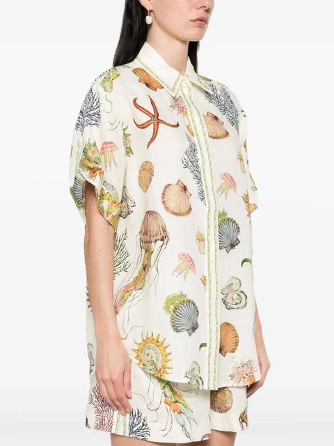 ALEMAIS Sea shirt - Neutrals