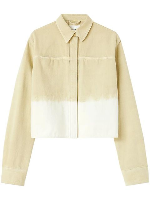Jil Sander gradient-effect denim shirt - Neutrals - zdjęcie produktu nr 1