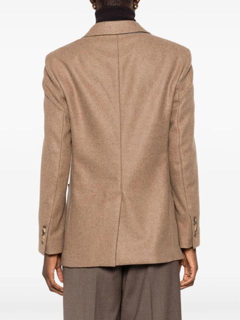 Max Mara patch-pocket notched jacket - Brown