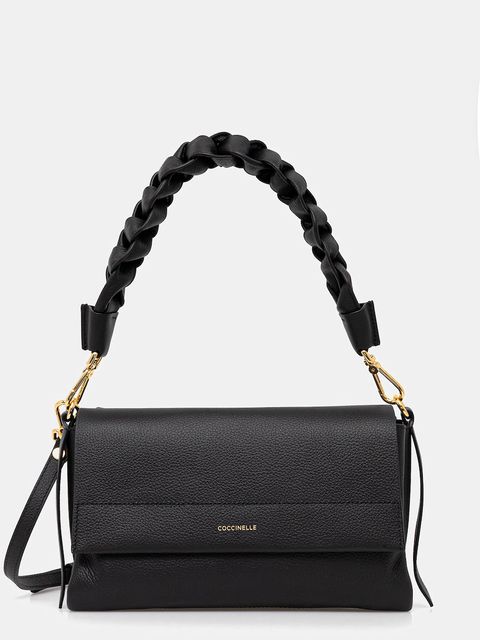 Coccinelle torebka skórzana BOHEME GRANA DOUBLE kolor czarny E1.M50.12.01.01 - zdjęcie produktu nr 1