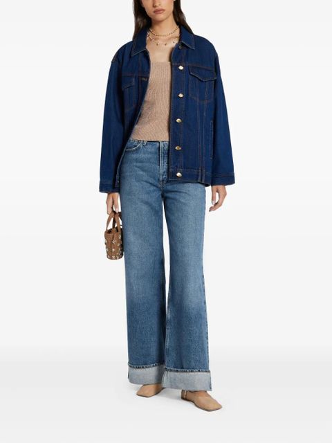 Aje embroidered-logo tank top - Pink - zdjęcie produktu nr 2