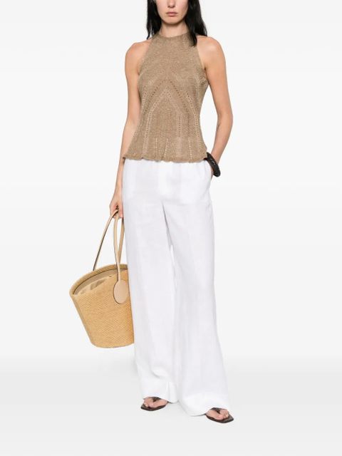 TWINSET crew-neck tank top - Gold - zdjęcie produktu nr 2