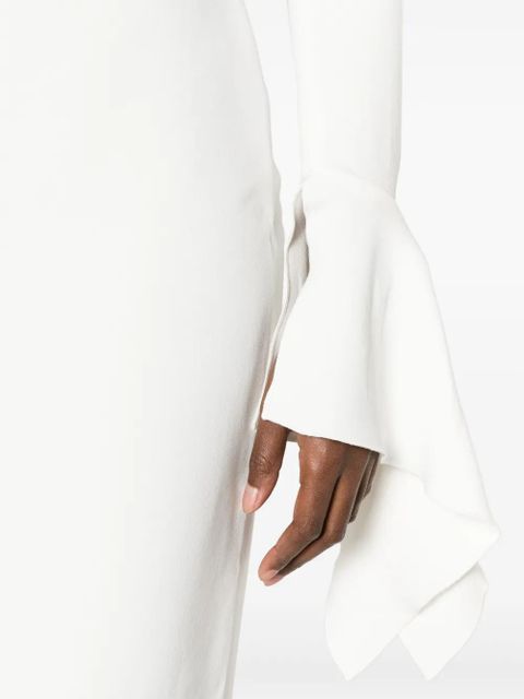 Solace London Amalie off-shoulder maxi dress - White