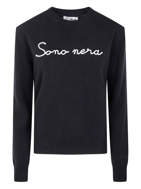 MC2 Saint Barth embroidered sweater - Blue - zdjęcie produktu nr 1