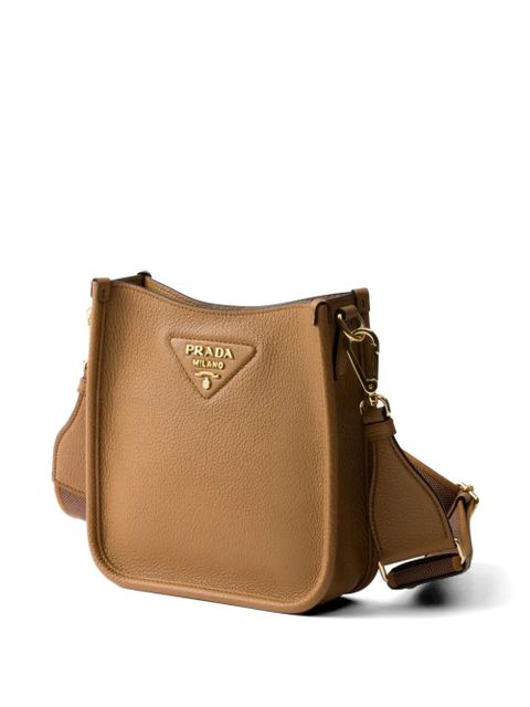 Prada mini leather shoulder bag - Brown
