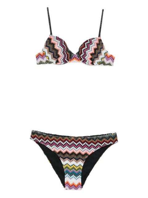 Missoni zigzag-pattern bikini - Black - zdjęcie produktu nr 1