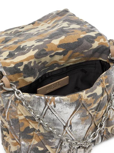 Diesel Charm-D shoulder bag - Brown