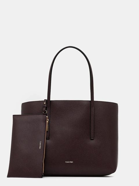 Calvin Klein torebka kolor brązowy LV04F3275G - zdjęcie produktu nr 1