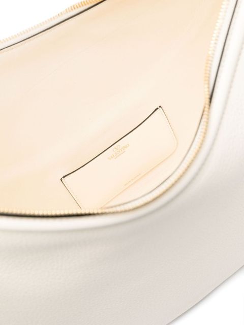 Valentino Garavani VLogo Signature leather shoulder bag - Neutrals