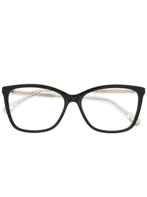 Chloé Eyewear square-frame glasses - Black - zdjęcie produktu nr 1