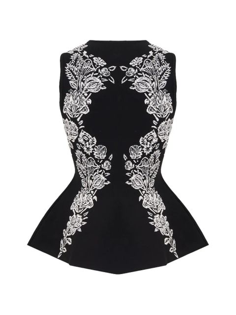 Ulla Johnson Vanna jacquard top - Black - zdjęcie produktu nr 2