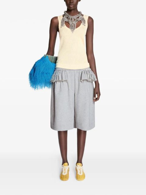 DRIES VAN NOTEN Leren leather sneakers - Yellow