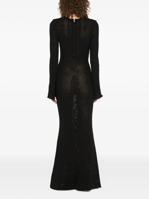 Alanui Island Memories maxi dress - Black