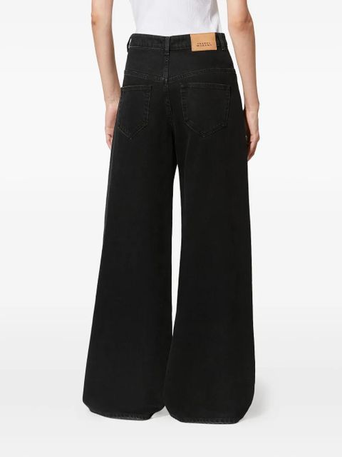 ISABEL MARANT Lemony pocket jeans - Black