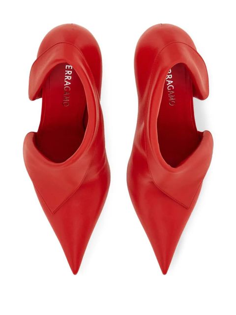 Ferragamo 85mm Eva pumps - Red