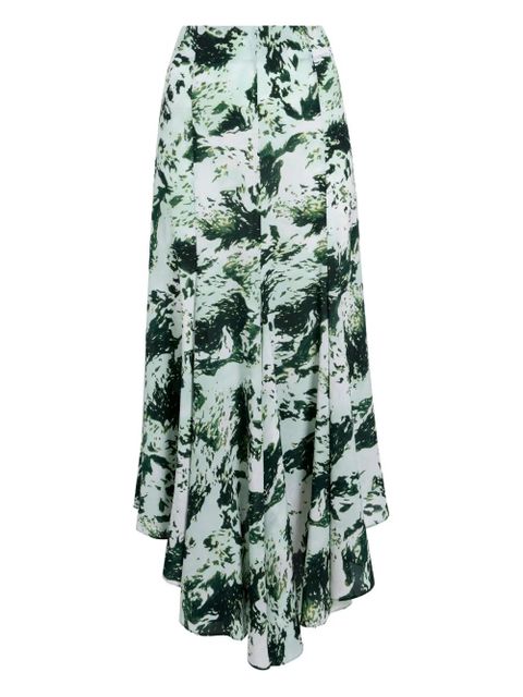 Proenza Schouler Joelle printed midi skirt - Green - zdjęcie produktu nr 1