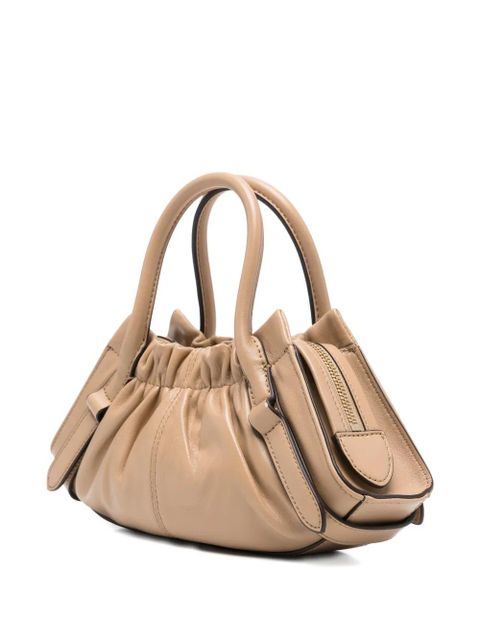 Marc Jacobs The Small Cristina gathered padlock tote bag - Brown