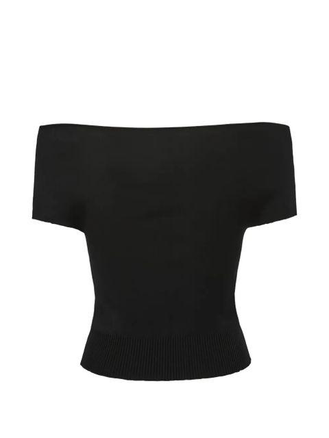 Magda Butrym off-shoulder top - Black - zdjęcie produktu nr 2