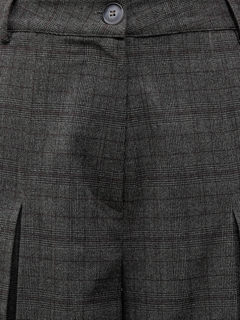 Answear.LAB spodnie damskie kolor szary szerokie high waist