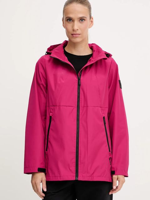 Dkny kurtka kolor różowy przejściowa DP5J9488 - zdjęcie produktu nr 1