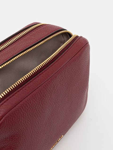 MICHAEL Michael Kors torebka skórzana kolor bordowy 32S5GYTC5L