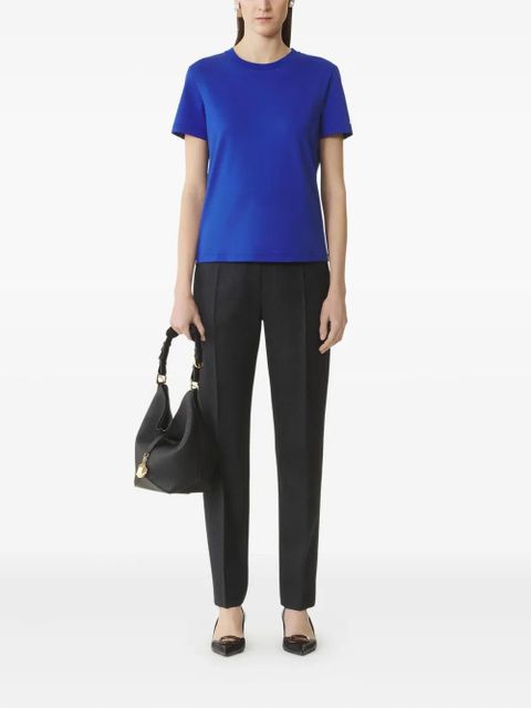 Lanvin tie-detail cotton T-shirt - Blue