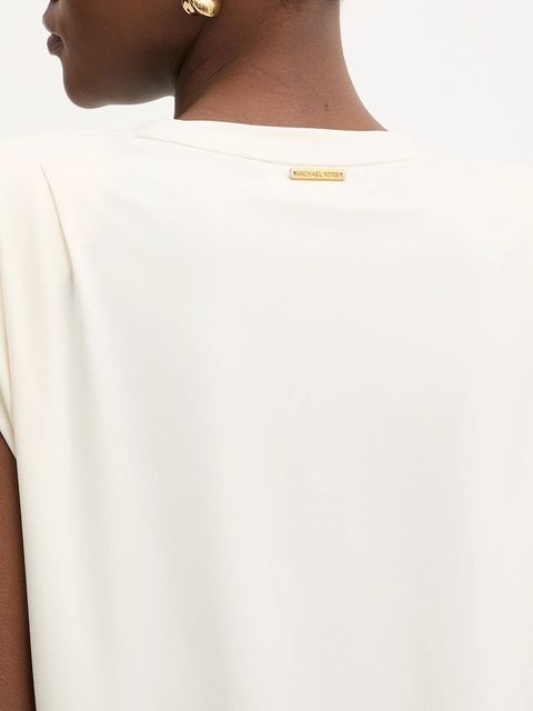 MICHAEL Michael Kors t-shirt damski kolor beżowy MR6531FH6J