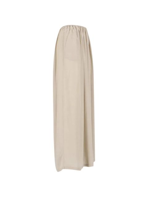 The Frankie Shop Aeson gathered maxi skirt - Neutrals
