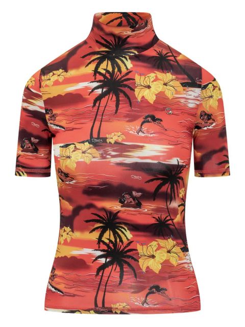 Coperni Tropical T-shirt - Orange - zdjęcie produktu nr 1