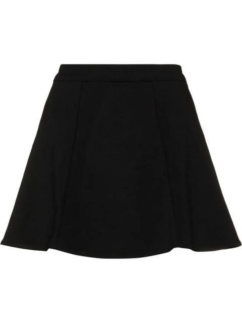 Reformation Liene A-line mini skort - Black - zdjęcie produktu nr 1