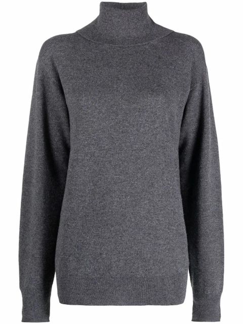 Jil Sander roll-neck cashmere jumper - Grey - zdjęcie produktu nr 1