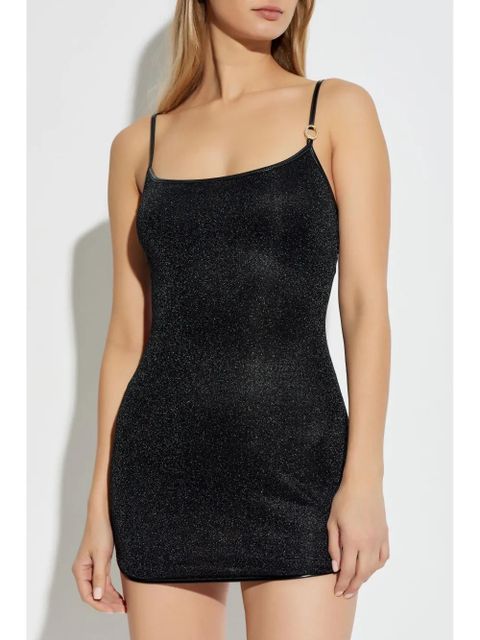 Oséree lurex mini dress - Black