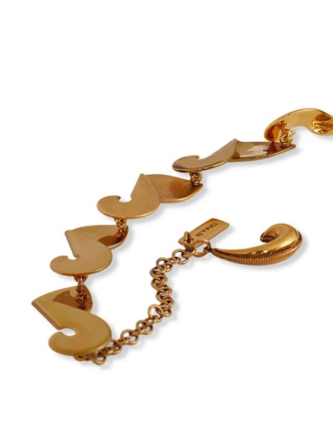 ETRO Paisley logo-charm necklace - Gold - zdjęcie produktu nr 2