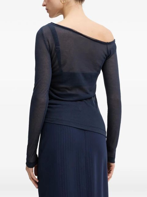 PINKO semi-sheer tank top - Blue