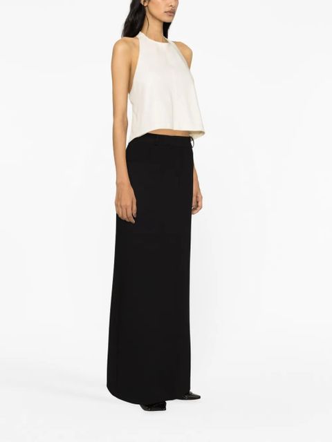 WARDROBE.NYC halterneck wool top - Neutrals - zdjęcie produktu nr 2