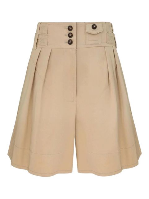ZIMMERMANN pleated rebellion shorts - Neutrals - zdjęcie produktu nr 1