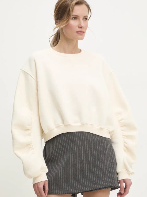 Answear.LAB bluza damska kolor beżowy gładka