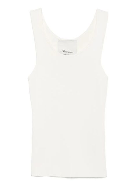 3.1 Phillip Lim compact ribbed tank top - Neutrals - zdjęcie produktu nr 1