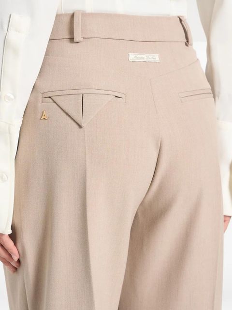 Manière De Voir Julie pleated trousers - Neutrals