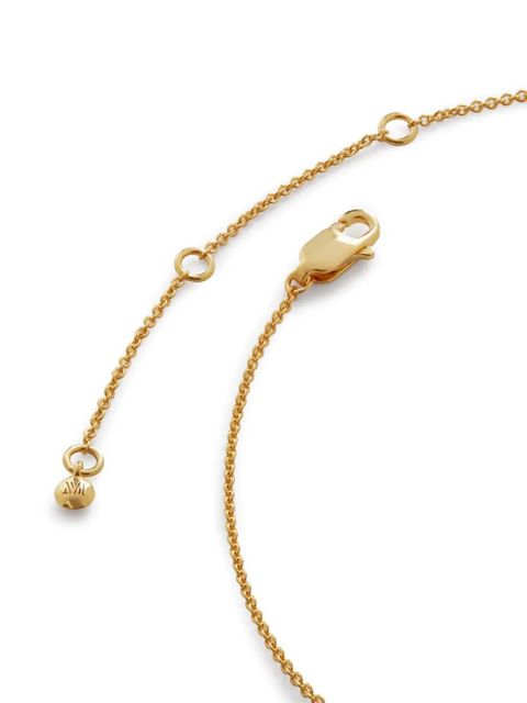 Monica Vinader alphabet G-pendant necklace - Gold