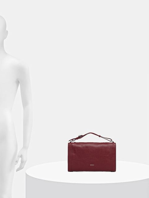 Coccinelle torebka skórzana ELINOR kolor bordowy E1.TL5.12.02.01