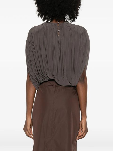 Magda Butrym draped top - Brown