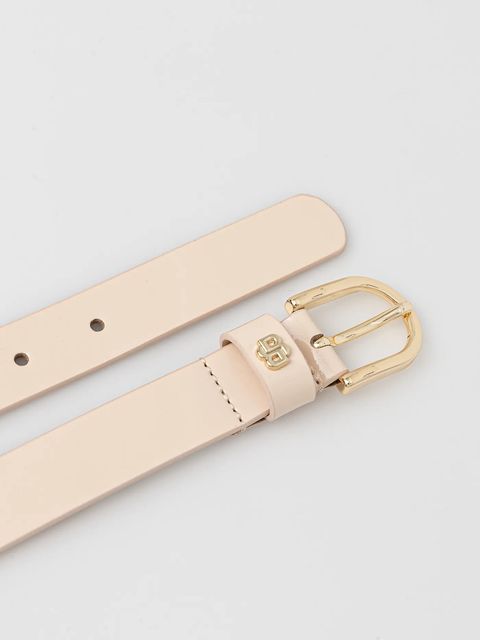 BOSS pasek skórzany damski kolor różowy 50553385 - zdjęcie produktu nr 2