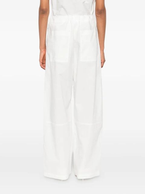 Paris Georgia Uma drawstring trousers - White