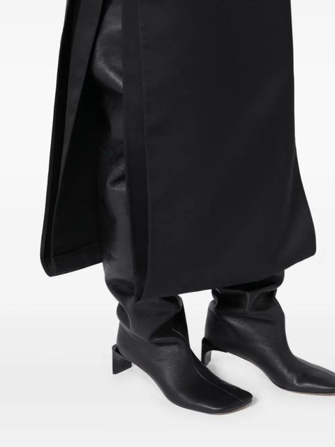 Max Mara square-neck maxi dress - Black