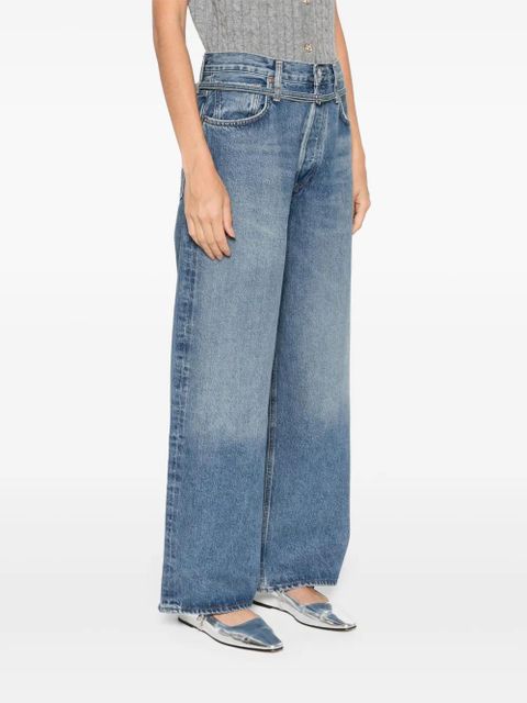 AGOLDE high-waisted jeans - Blue