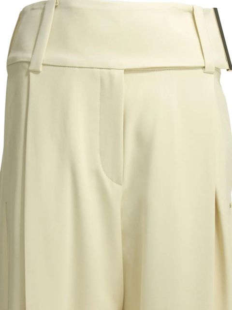 Max Mara belt-loops trousers - White