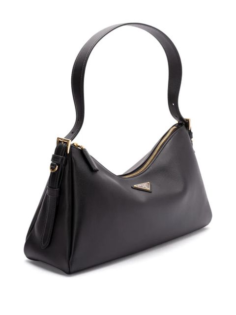 Prada large Aimée shoulder bag - Black