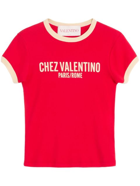 Valentino Garavani Chez-print T-shirt - Pink - zdjęcie produktu nr 2